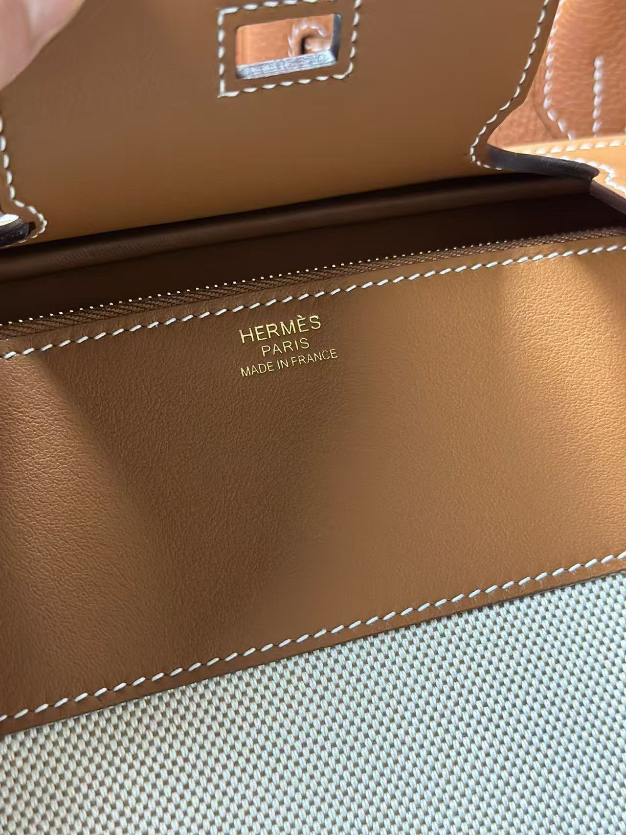 Hermes Original Togo Leather Dual Purpose HB8302 Brown