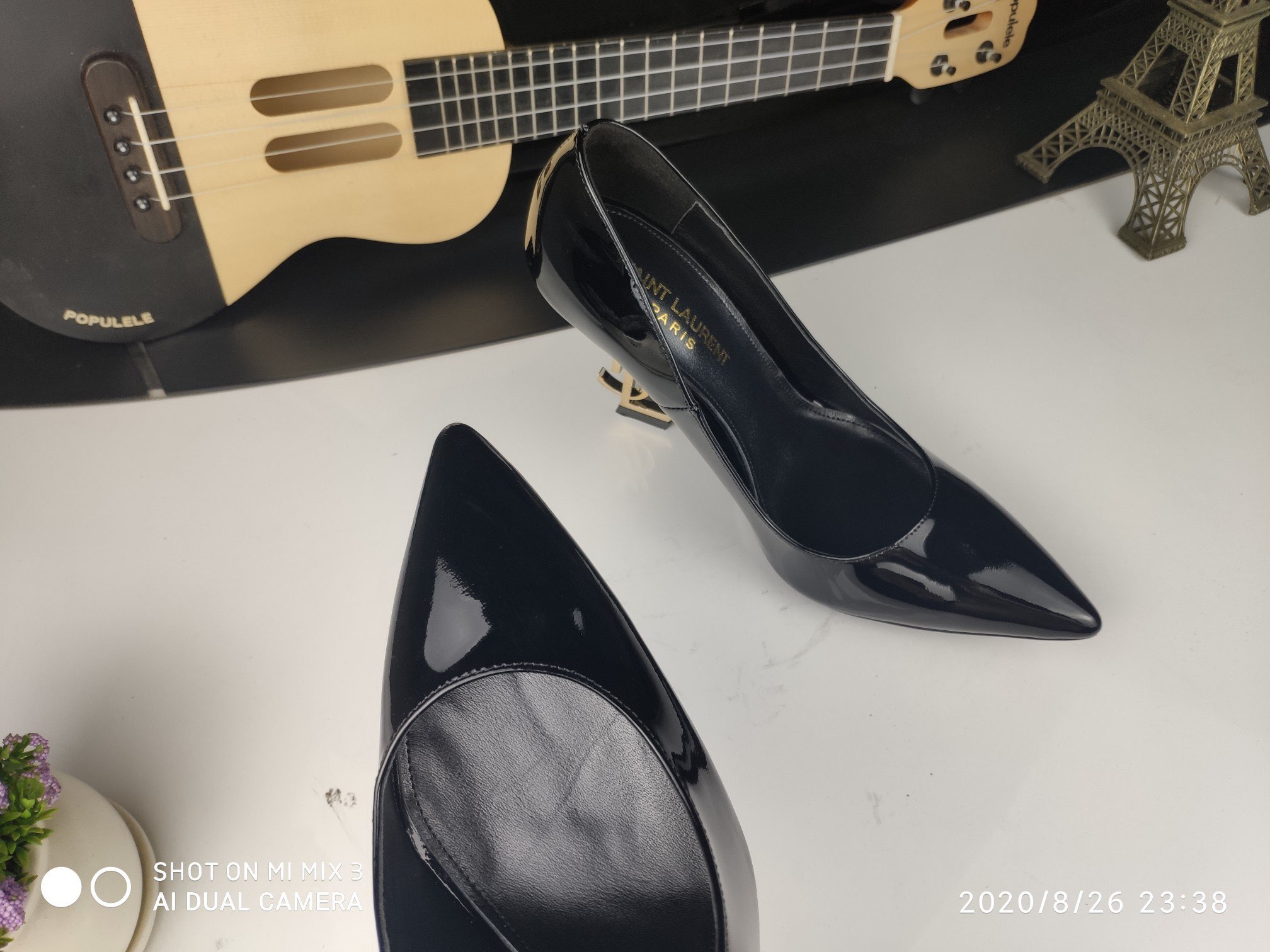 Yves Saint Laurent Shoes YSL 11CM Heel YSL6320 Black Yves Saint Laurent Shoes YSL 11CM Heel YSL6320 Black