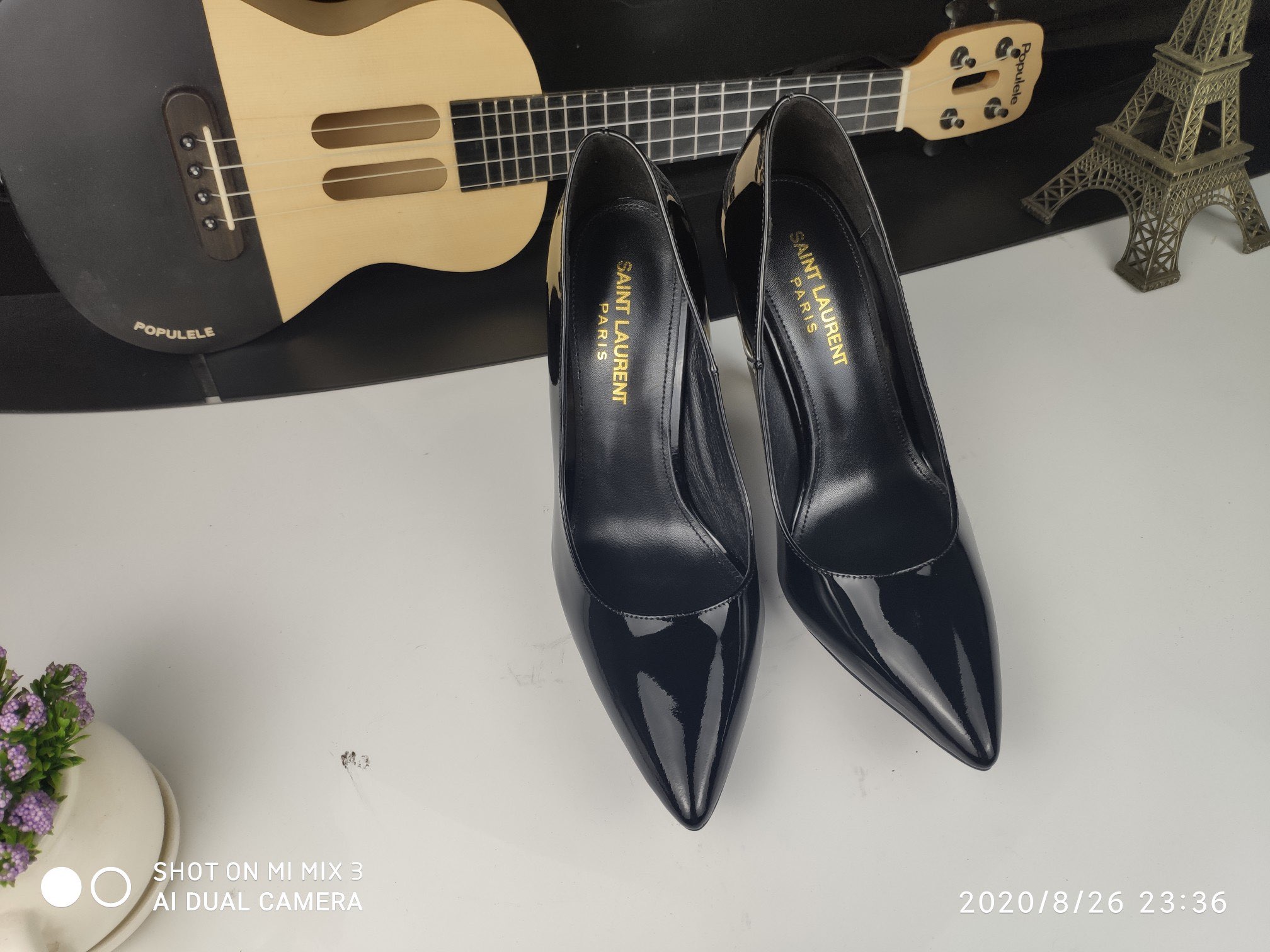 Yves Saint Laurent Shoes YSL 11CM Heel YSL6320 Black Yves Saint Laurent Shoes YSL 11CM Heel YSL6320 Black