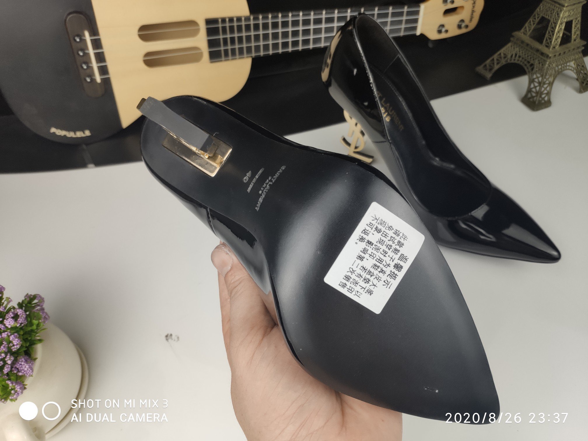 Yves Saint Laurent Shoes YSL 11CM Heel YSL6320 Black Yves Saint Laurent Shoes YSL 11CM Heel YSL6320 Black