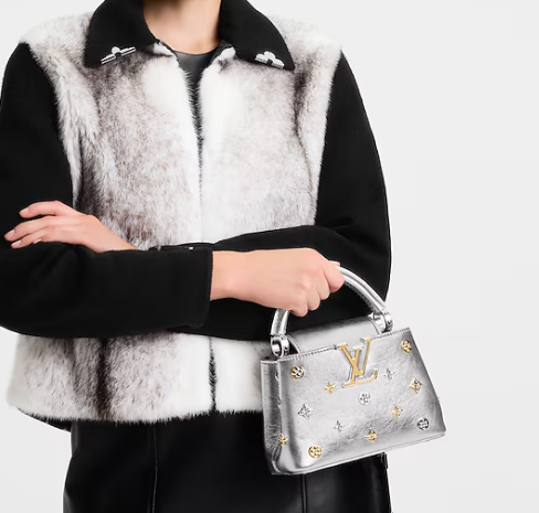 Louis Vuitton Capucines Mini M26258 Silver Louis Vuitton Capucines Mini M26258 Silver