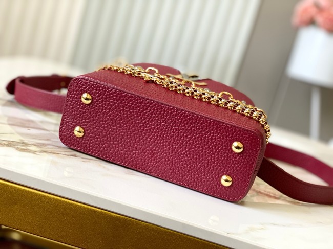 Louis Vuitton Capucines MINI M27038 Grenat Red