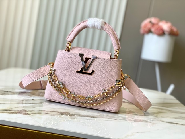 Louis Vuitton Capucines MINI M27038 Jasmine Pink