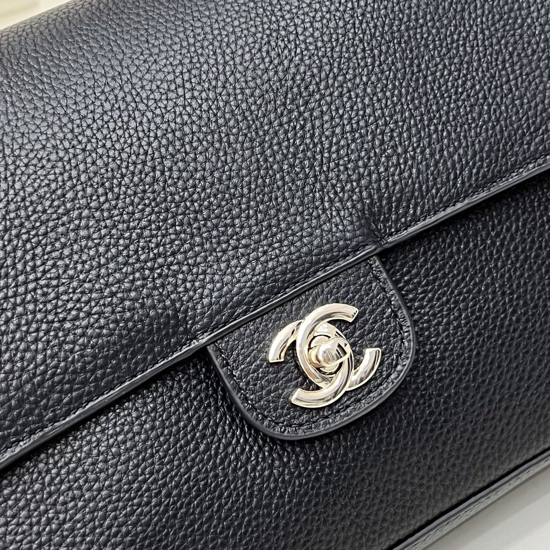 Chanel 26SS Original Leather Tote Shopping Bag 1A013 Black Chanel 26SS Original Leather Tote Shopping Bag 1A013 Black