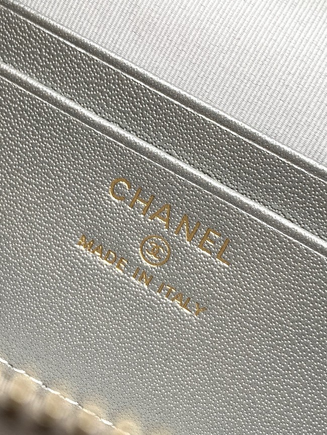 Chanel Vanity with Chain 26C Oil-tanned leather AP4936 gray