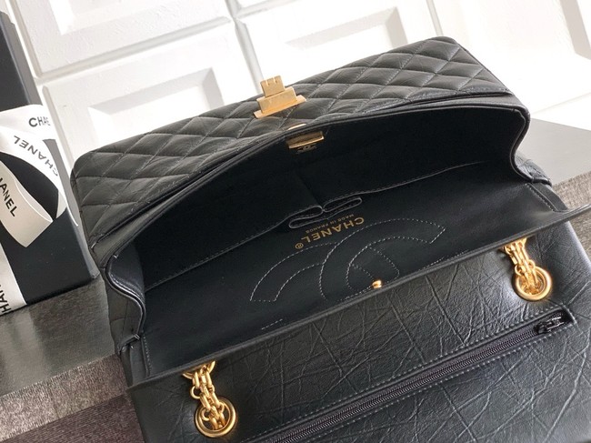 CHANEL Classic Handbag Lambskin CF1112 black