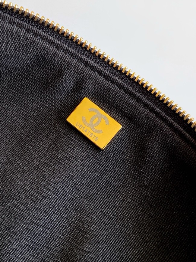 Chanel Lambskin Small Bowling Bag AS5792 black