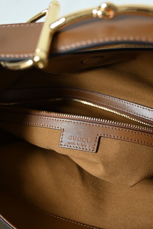 Gucci Beatrix large tote bag 850546 Variation brown suede