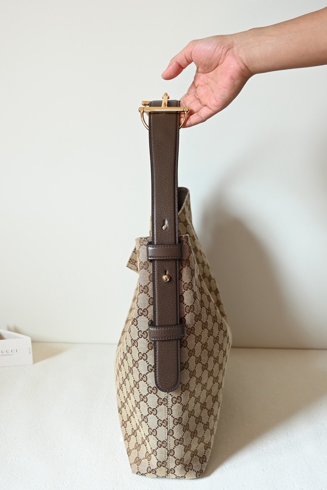 Gucci Beatrix large tote bag 850546 brown GG canvas