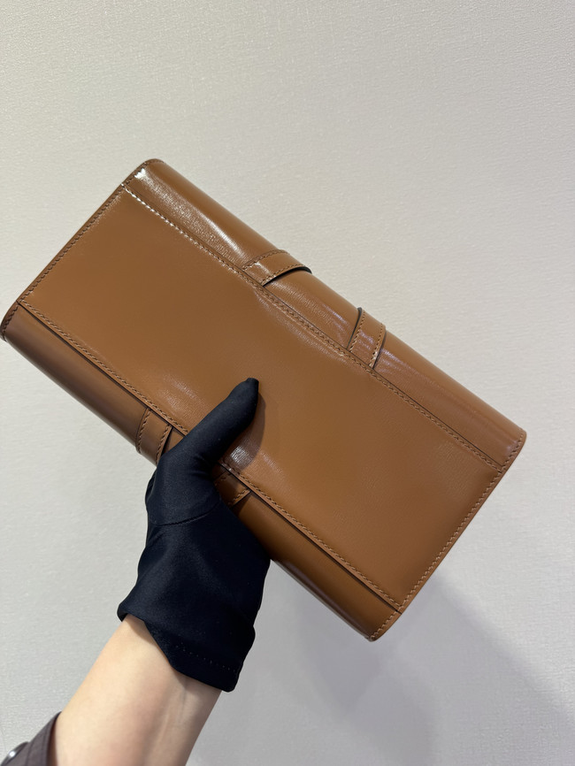 Hermes swift Leather Clutch 37568 Camel Hermes swift Leather Clutch 37568 Camel