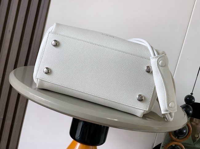 Loewe Medium soft grain leather Madrid bag 9147 light gray