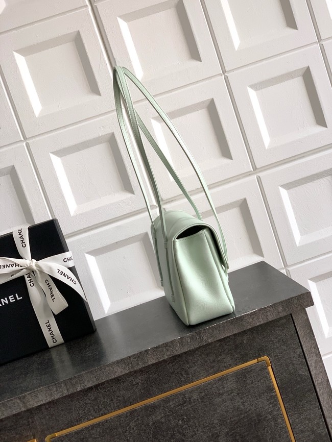 CHANEL Small Flap Bag AS6130 Light Green