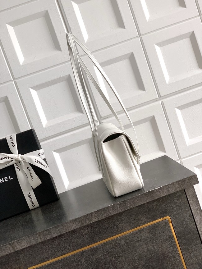 CHANEL Small Flap Bag AS6130 white