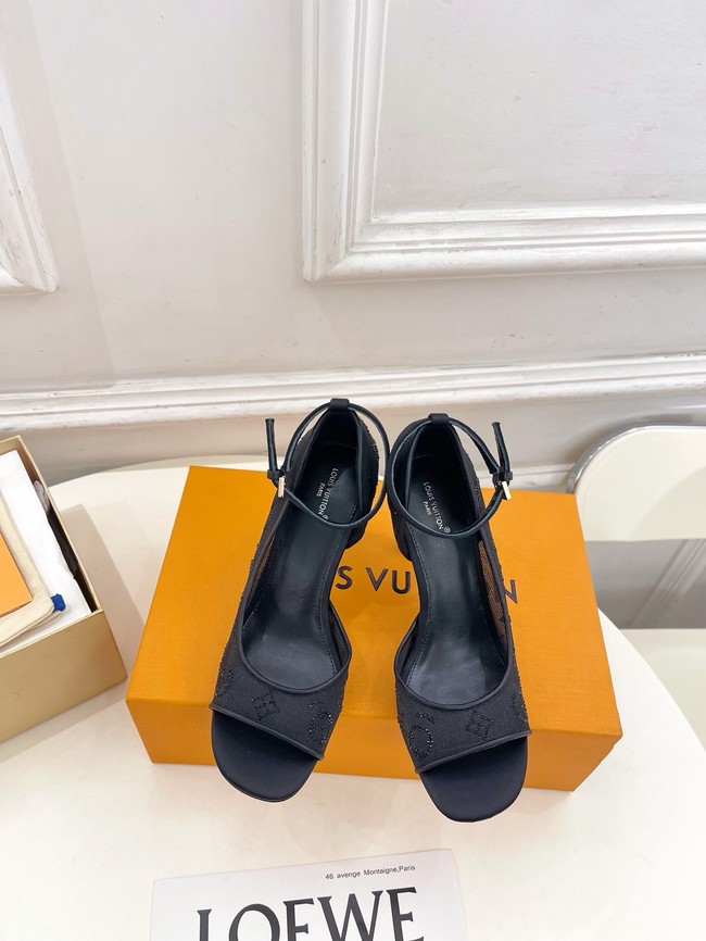 Louis Vuitton Heel 8.5CM Gala Sandal 55701-4