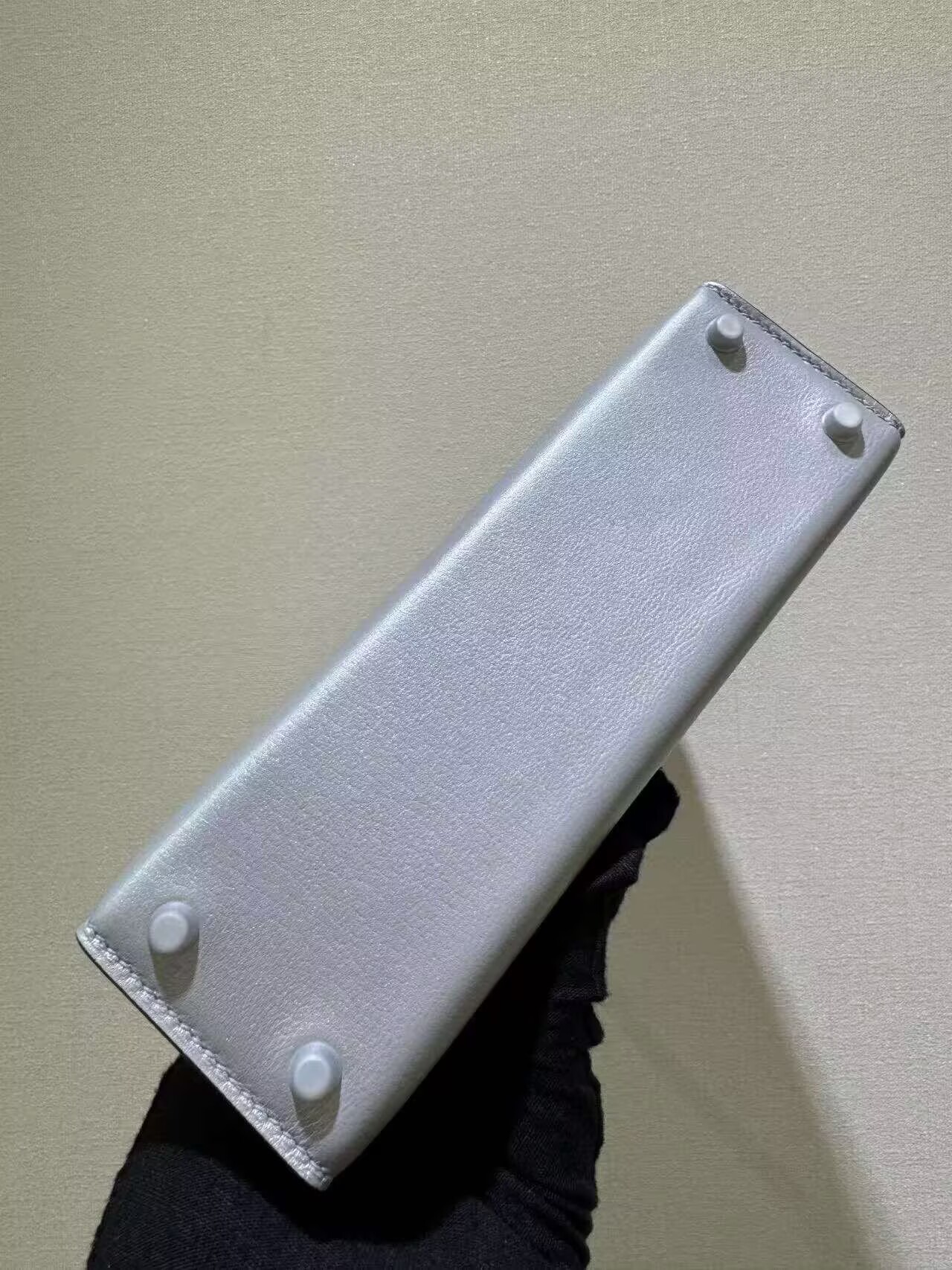 Hermes Kelly 19cm Shoulder Bags Original Swift Leather KL19 Silver Hermes Kelly 19cm Shoulder Bags Original Swift Leather KL19 Silver