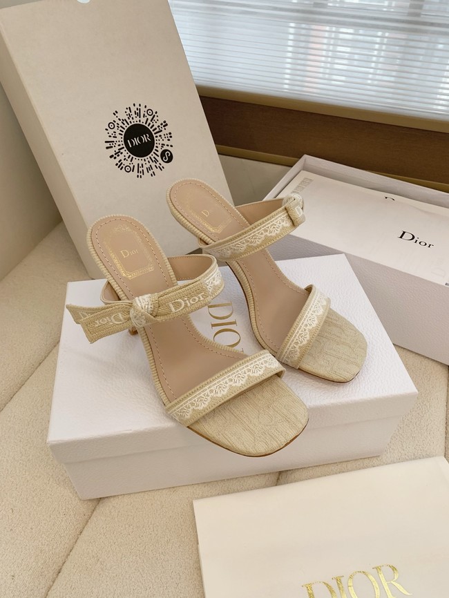 Dior Heeled Sandal Lambskin 10CM 55744-1