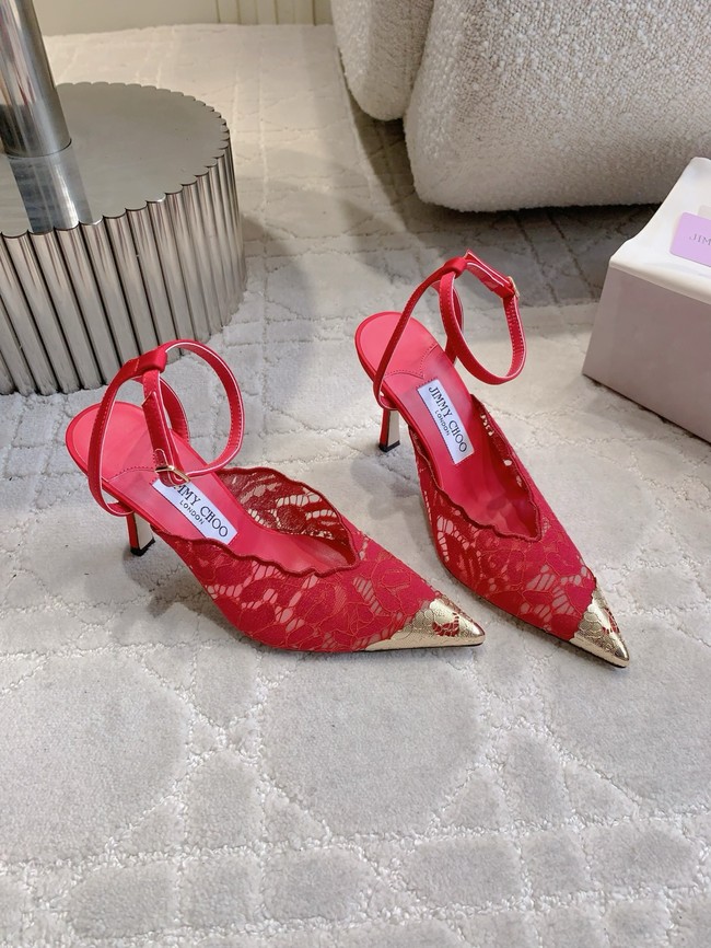 Jimmy Choo slingback pumps in satin crepe 55743-3