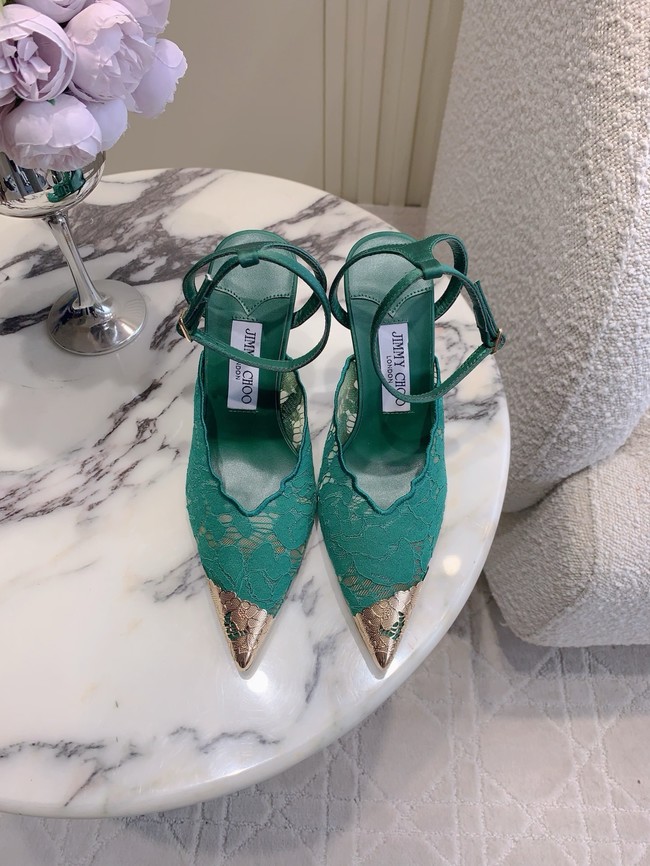 Jimmy Choo slingback pumps in satin crepe 55743-4