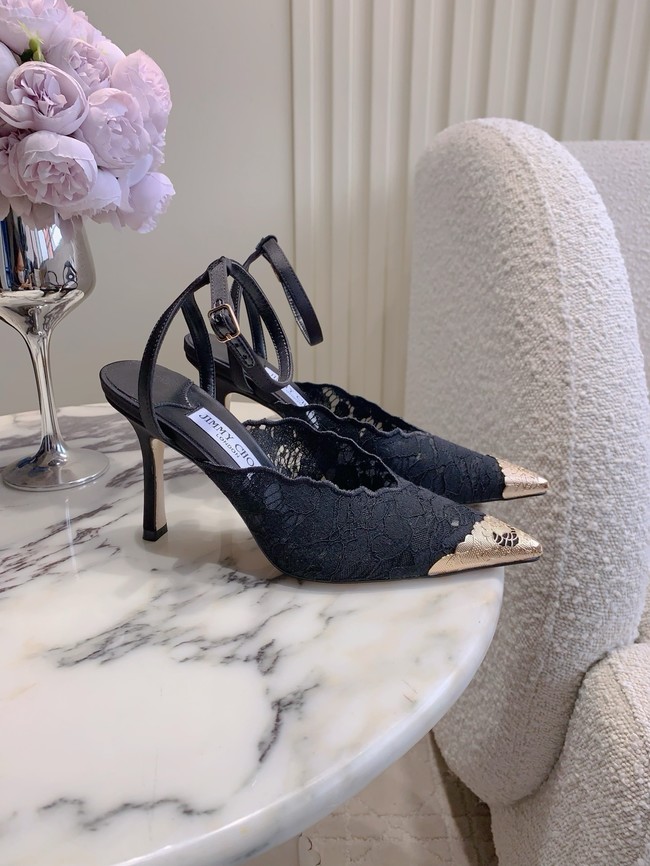 Jimmy Choo slingback pumps in satin crepe 55743-6