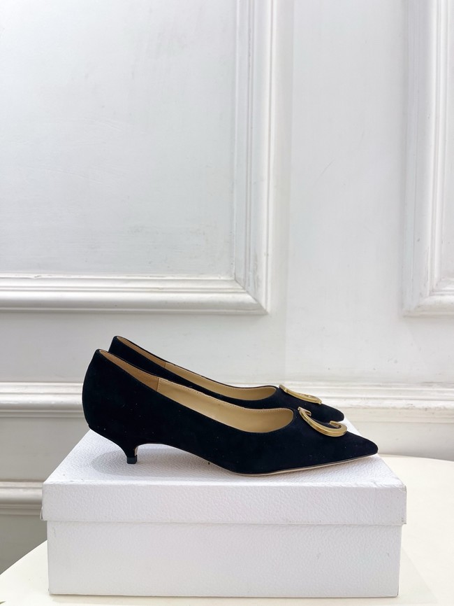 Dior Initials Pump Suede Goatskin 55746-3