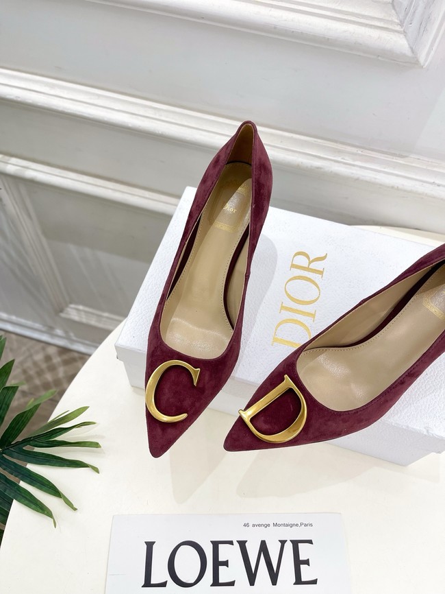 Dior Initials Pump Suede Goatskin KCV574-2