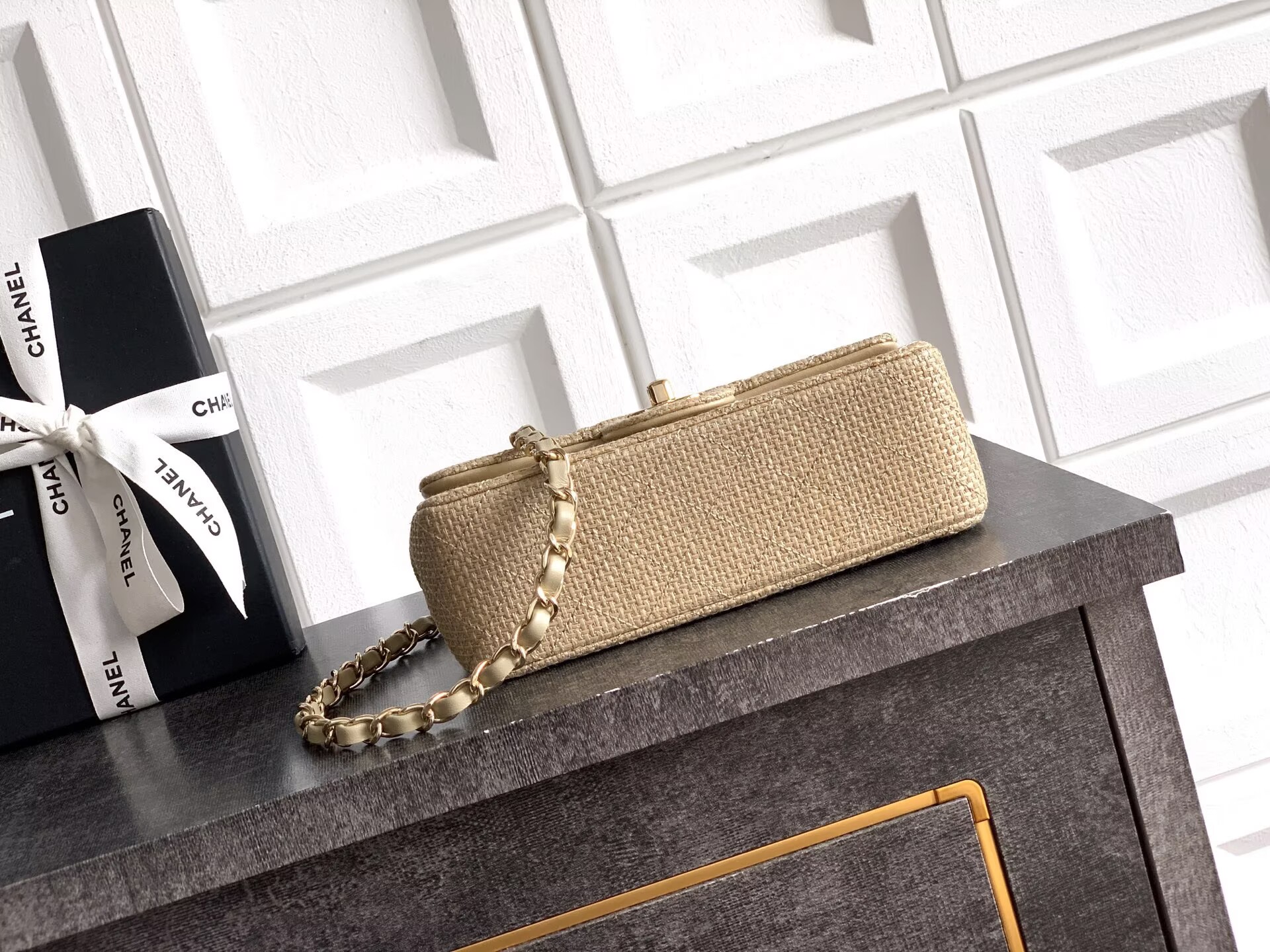 CHANEL 26C CF Mini Flap Bag AS5989 Khaki