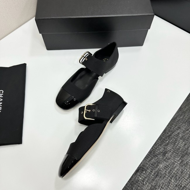 Chanel Mary Janes Grosgrain & Patent Calfskin G47028-1