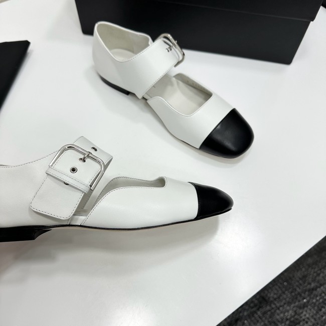 Chanel Mary Janes Grosgrain & Patent Calfskin G47028-2