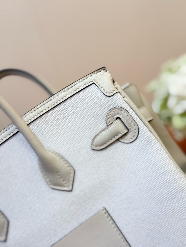 Hermes Birkin Toile & Cuir H6987-7
