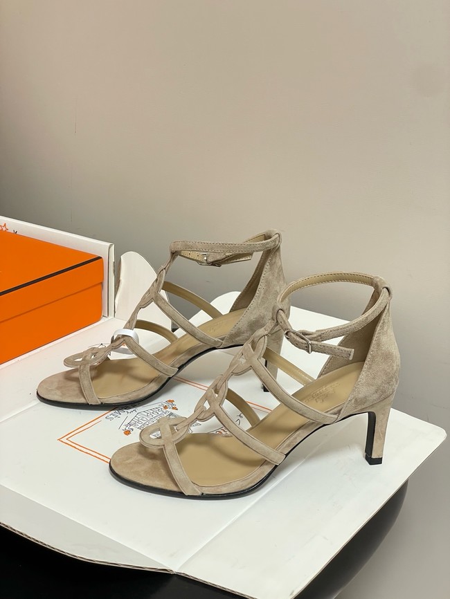 Hermes Sandals Heel 7.5CM 66931-6