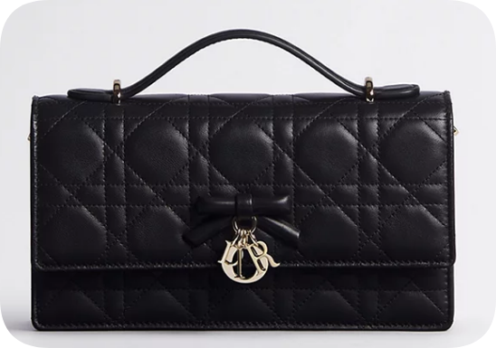 My Dior Mini Bag Cannage Lambskin S0984PU black