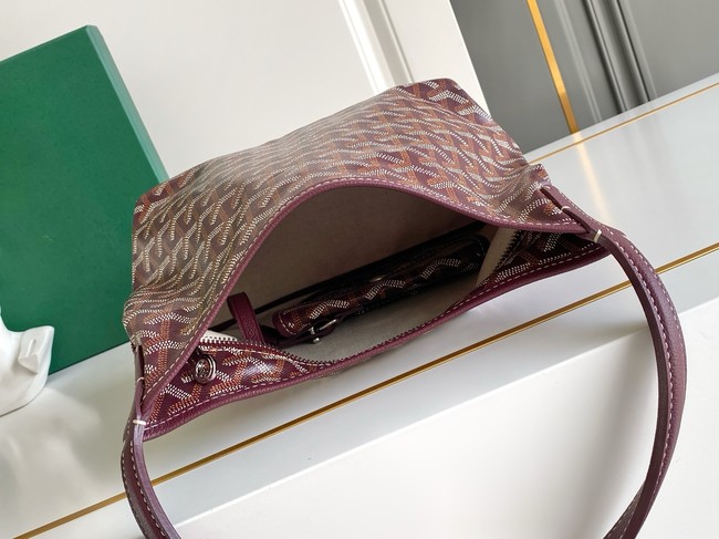 Goyard mini hobo 1CL03P wine red