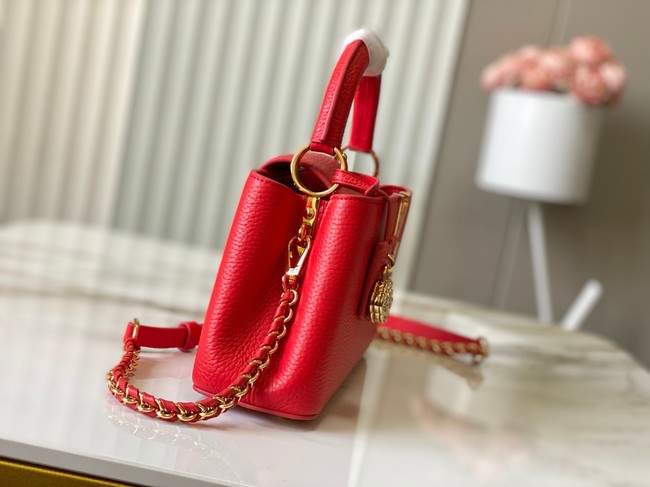 Louis Vuitton Capucines BB M27300 red