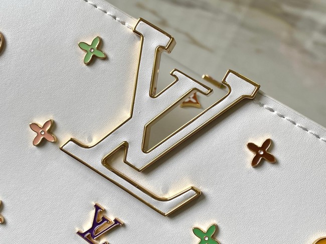 Louis Vuitton LV x TM Capucines BB M27638 white