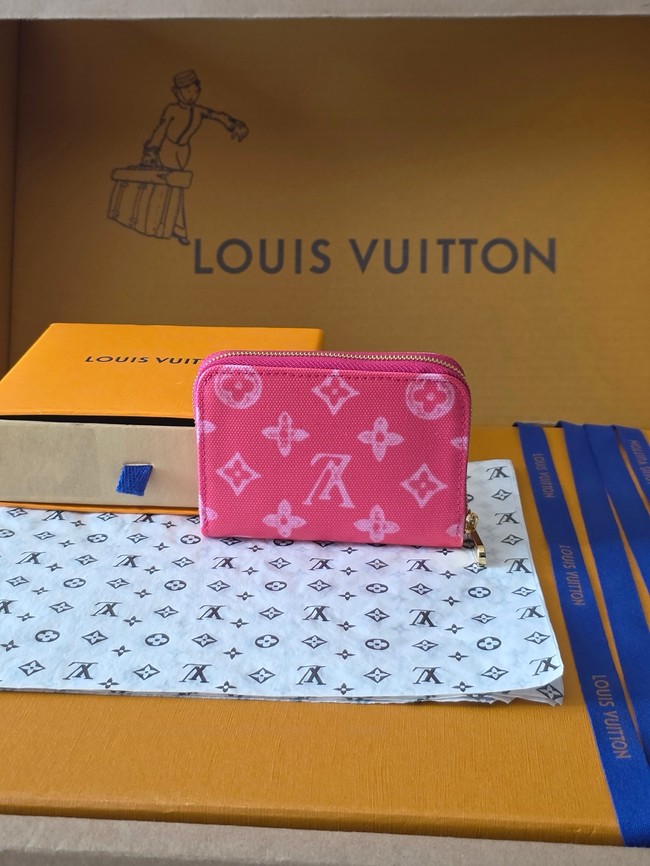 Louis Vuitton Zippy Coin Purse M27721 Rose Ruban