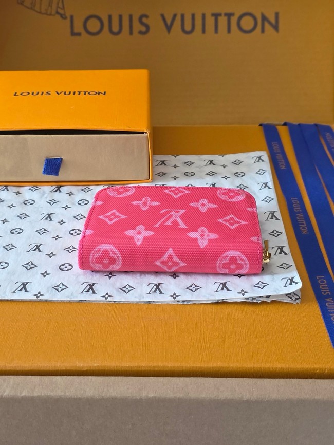 Louis Vuitton Zippy Coin Purse M27721 Rose Ruban