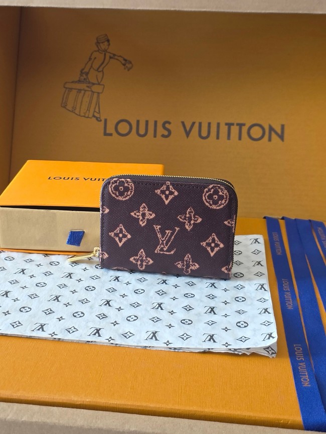 Louis Vuitton Zippy Coin Purse M27721 dark brown