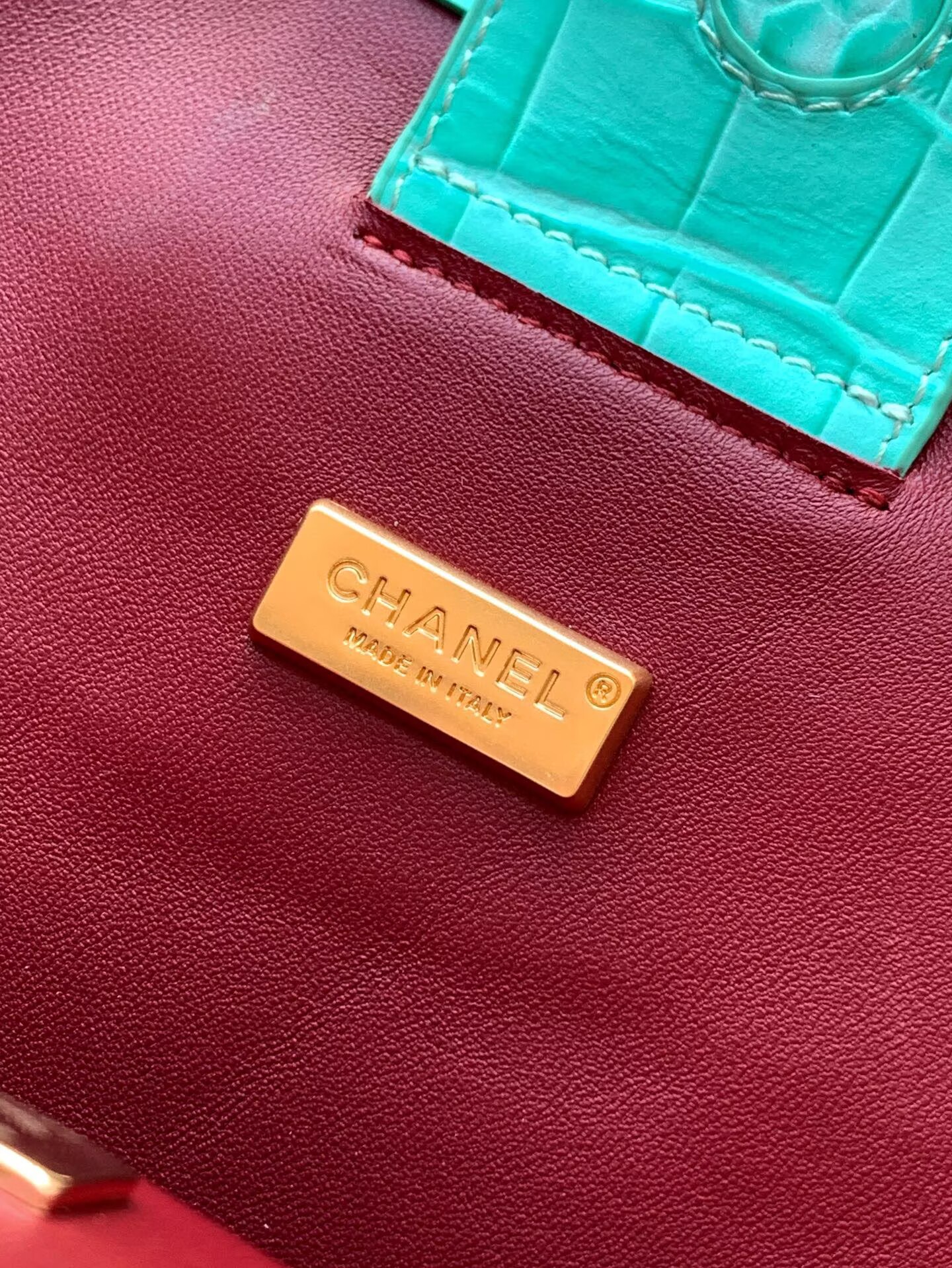 Chanel 2026SS Original Crocodile Leather A31021 Blue