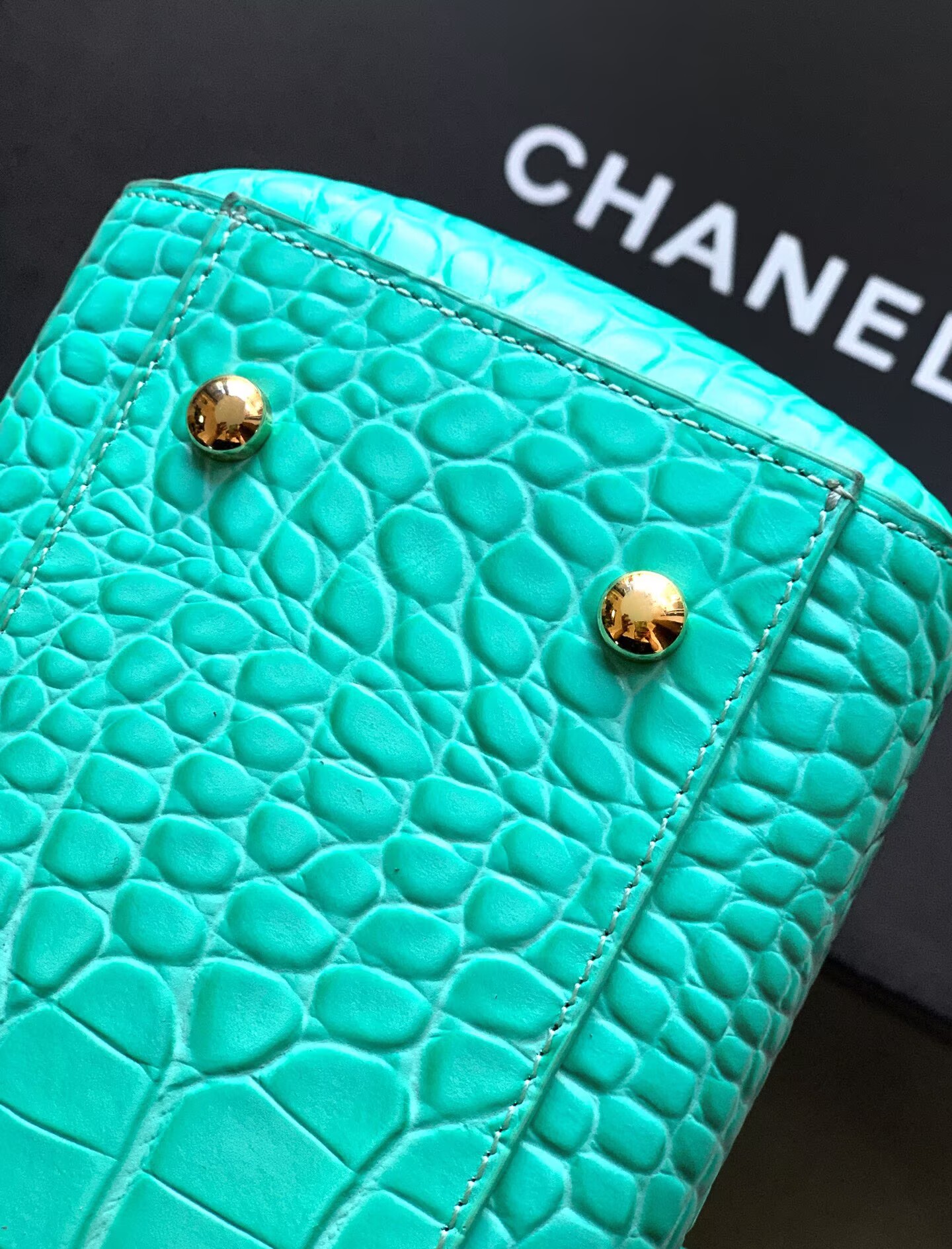 Chanel 2026SS Original Crocodile Leather A31021 Blue