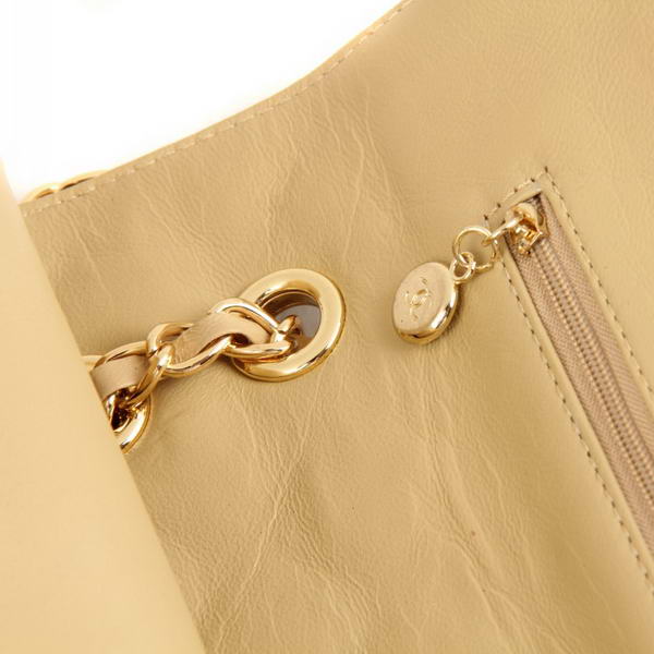 Chanel Jumbo Bags 1119 Apricot Leather Golden Hardware Chanel Jumbo Bags 1119 Apricot Leather Golden Hardware