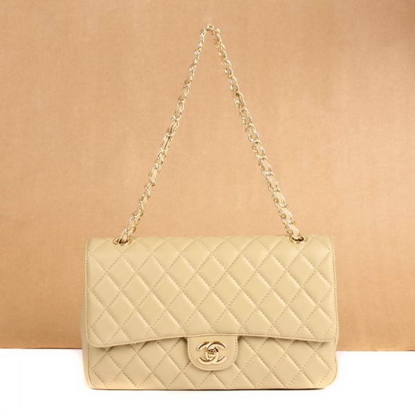 Chanel Jumbo Bags 1119 Apricot Leather Golden Hardware Chanel Jumbo Bags 1119 Apricot Leather Golden Hardware