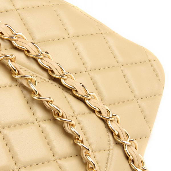 Chanel Jumbo Bags 1119 Apricot Leather Golden Hardware Chanel Jumbo Bags 1119 Apricot Leather Golden Hardware
