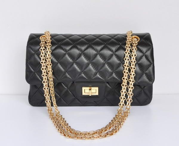 buy cheap Chanel 2.55 Series 1122 Classic Black Sheepskin Flap Bag Gold Hardware buy cheap Chanel 2.55 Series 1122 Classic Black Sheepskin Flap Bag Gold Hardware