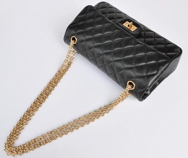 buy cheap Chanel 2.55 Series 1122 Classic Black Sheepskin Flap Bag Gold Hardware buy cheap Chanel 2.55 Series 1122 Classic Black Sheepskin Flap Bag Gold Hardware