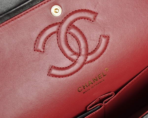 buy cheap Chanel 2.55 Series 1122 Classic Black Sheepskin Flap Bag Gold Hardware buy cheap Chanel 2.55 Series 1122 Classic Black Sheepskin Flap Bag Gold Hardware