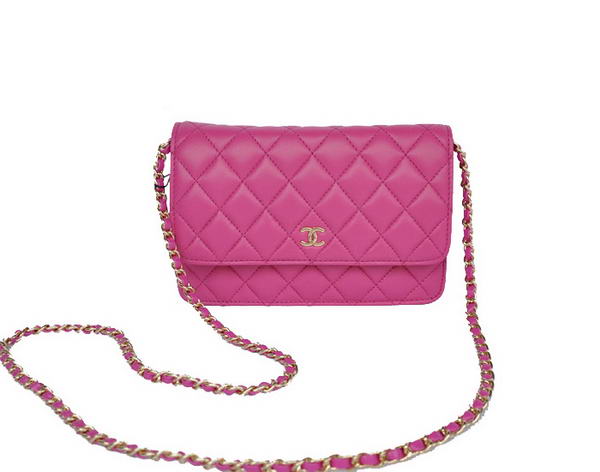 New Color Chanel A33814 Rosy Sheepskin Leather Flap Bag Gold New Color Chanel A33814 Rosy Sheepskin Leather Flap Bag Gold