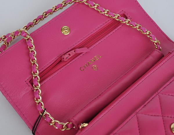 New Color Chanel A33814 Rosy Sheepskin Leather Flap Bag Gold New Color Chanel A33814 Rosy Sheepskin Leather Flap Bag Gold