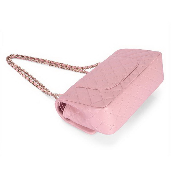 Chanel 2.55 Classic Series Flap Bag Pink Leather 1112 Chanel 2.55 Classic Series Flap Bag Pink Leather 1112