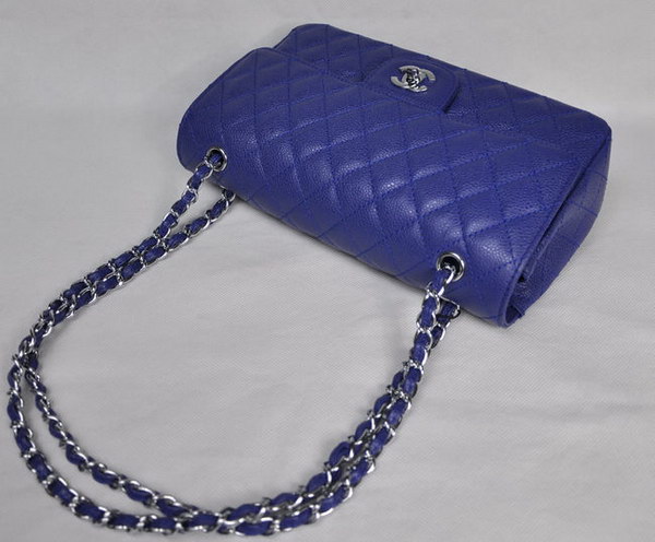 Chanel 2.55 Quilted Flap Bag 1112 Blue with Silver Hardware Chanel 2.55 Quilted Flap Bag 1112 Blue with Silver Hardware