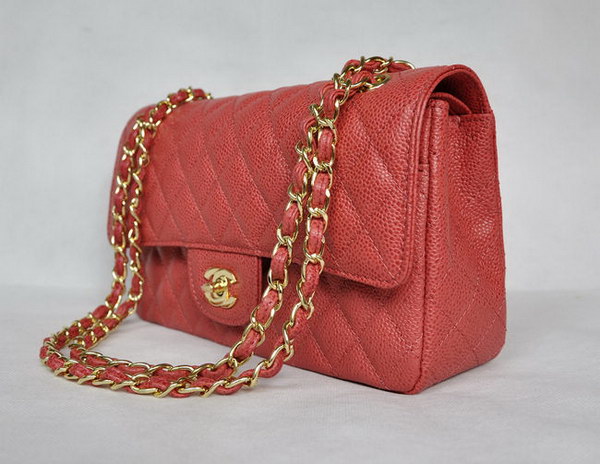 Chanel 2.55 Quilted Flap Bag 1112 Red with Gold Hardware Chanel 2.55 Quilted Flap Bag 1112 Red with Gold Hardware